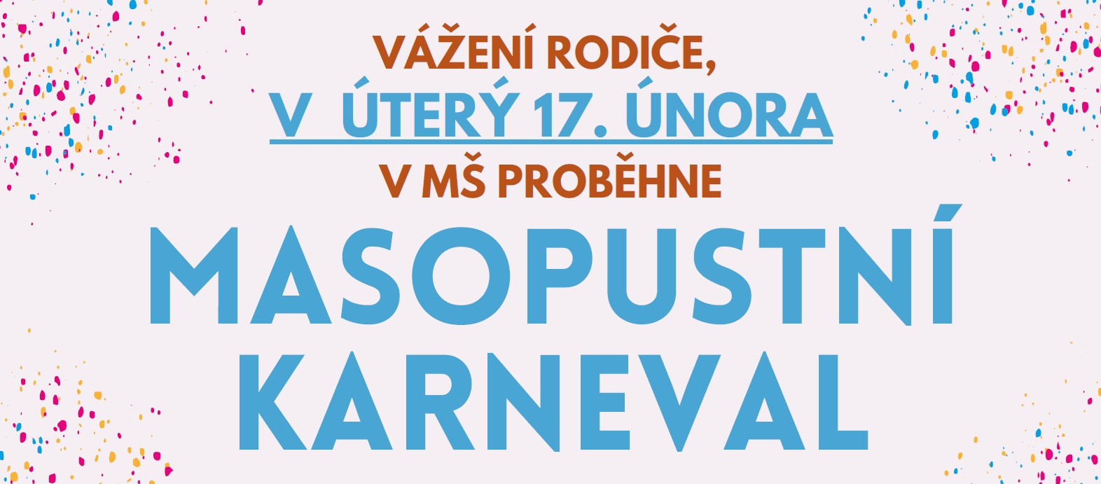 Obrázek k aktualitě Masopustní karneval